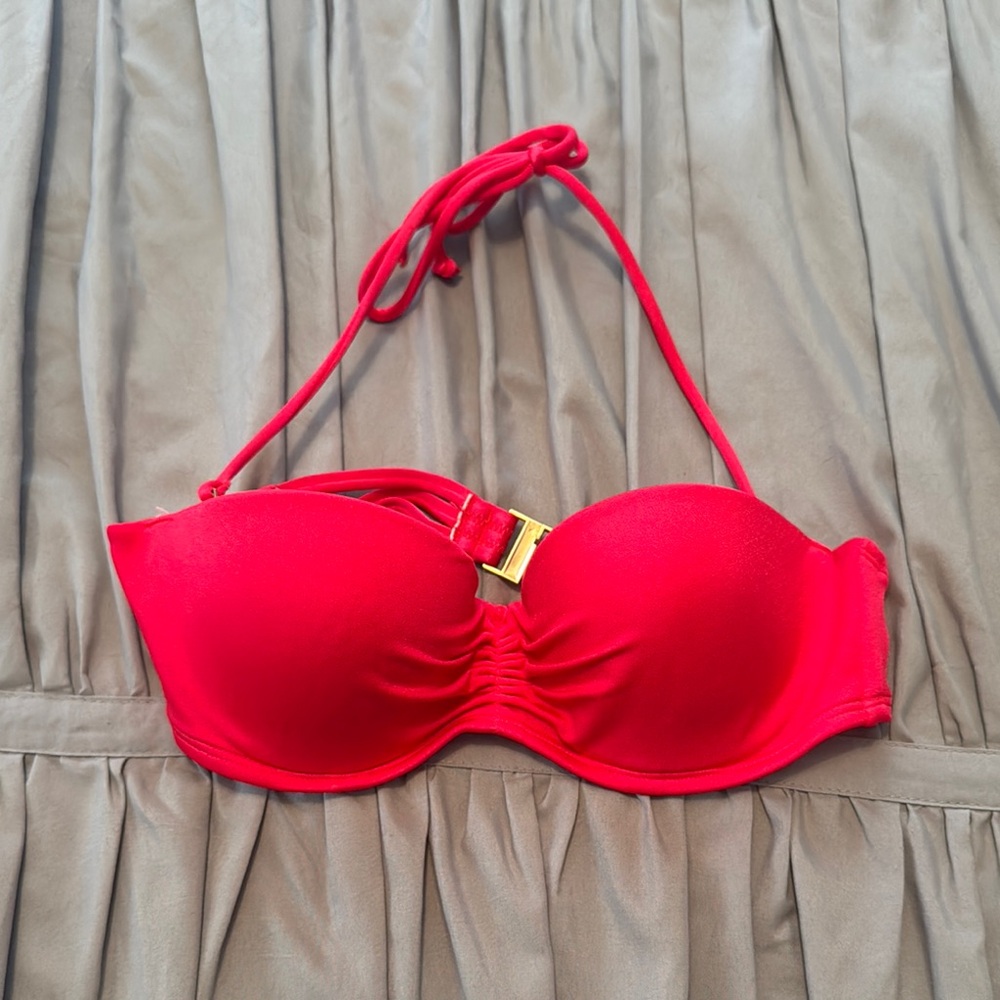 Hot pink Victoria Secret Bandeau Bikini Top